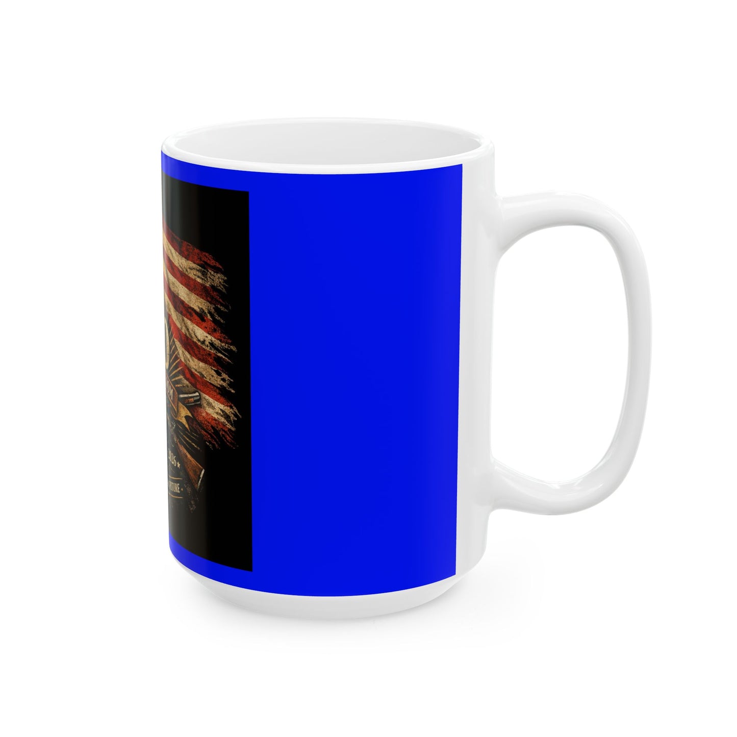 250 Years of Freedom Ceramic Mug — 1776–2026 American Flag Liberty Bell Anniversary