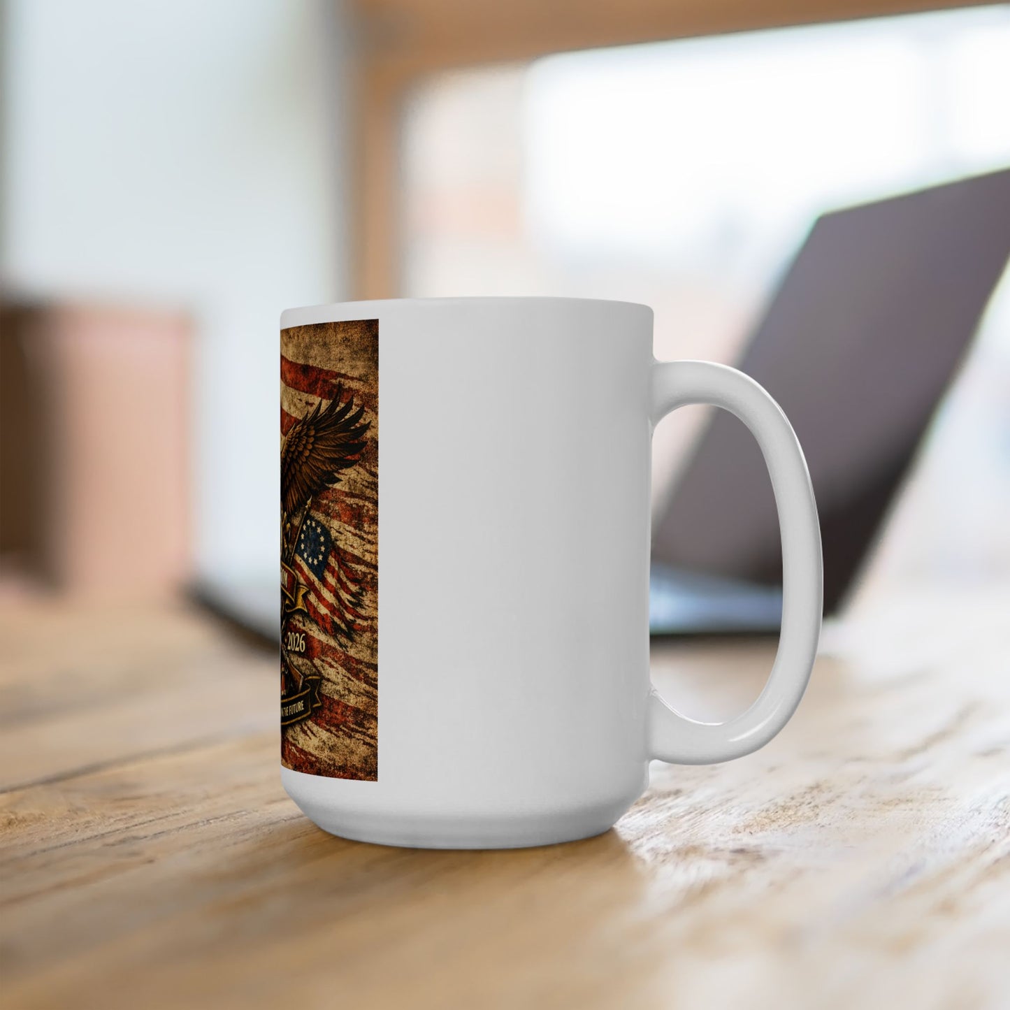 250 Years of Freedom Eagle Ceramic Mug – Patriotic 1776–2026 Anniversary Coffee Cup