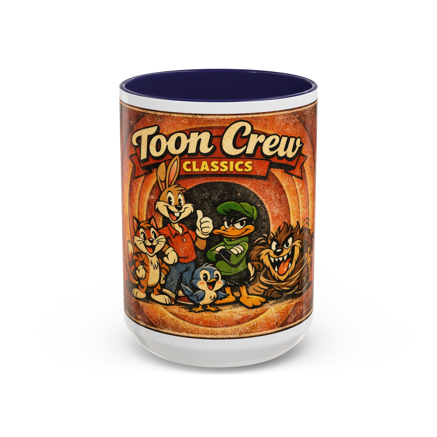 Toon Crew Classics Coffee Mug — Vintage Cartoon Character Accent Mug (11/15oz)