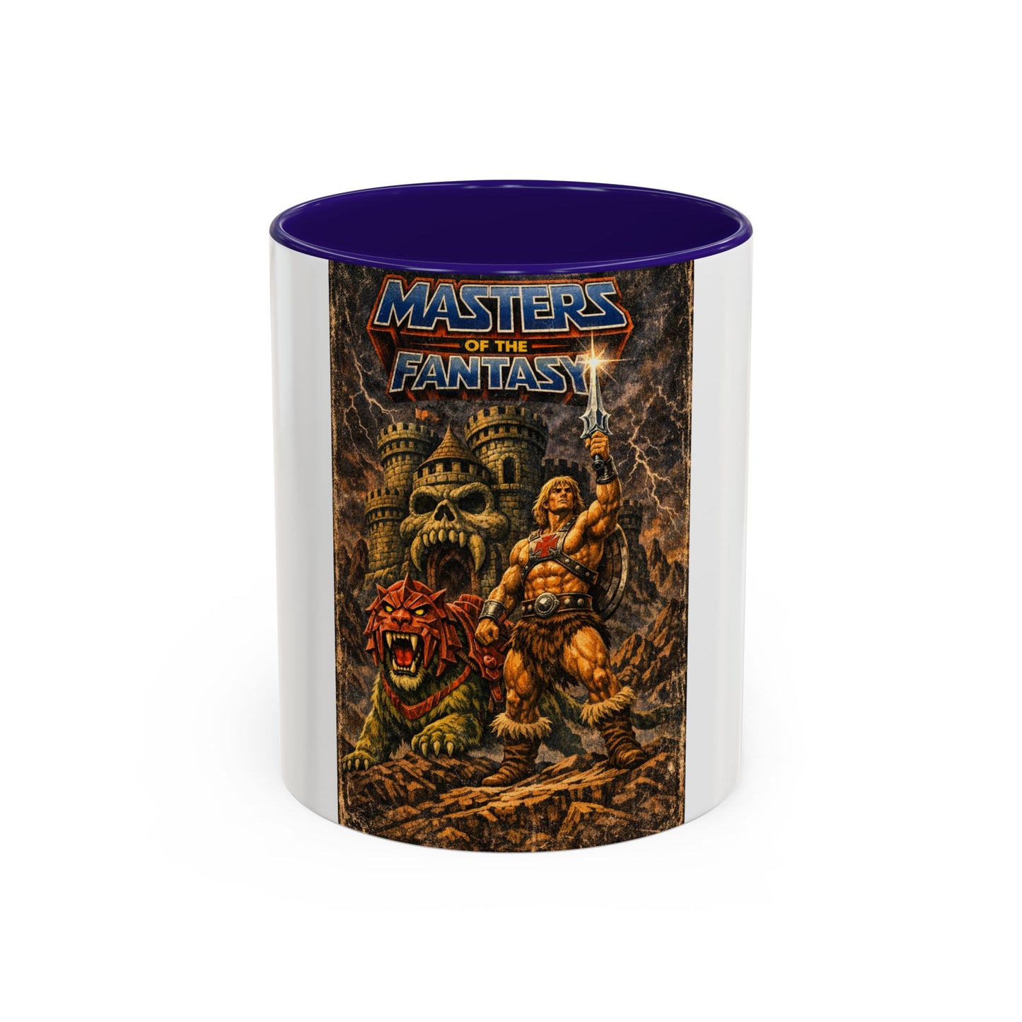 Mug — 'Masters of the Fantasy' Retro Sword & Sorcery Coffee Mug (11oz/15oz)