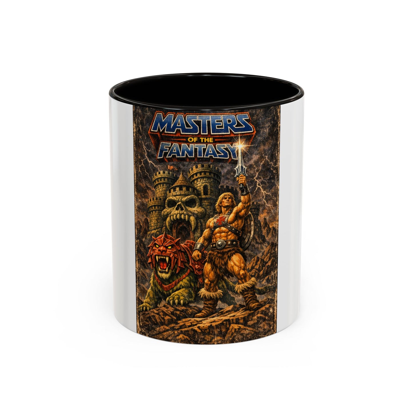Mug — 'Masters of the Fantasy' Retro Sword & Sorcery Coffee Mug (11oz/15oz)