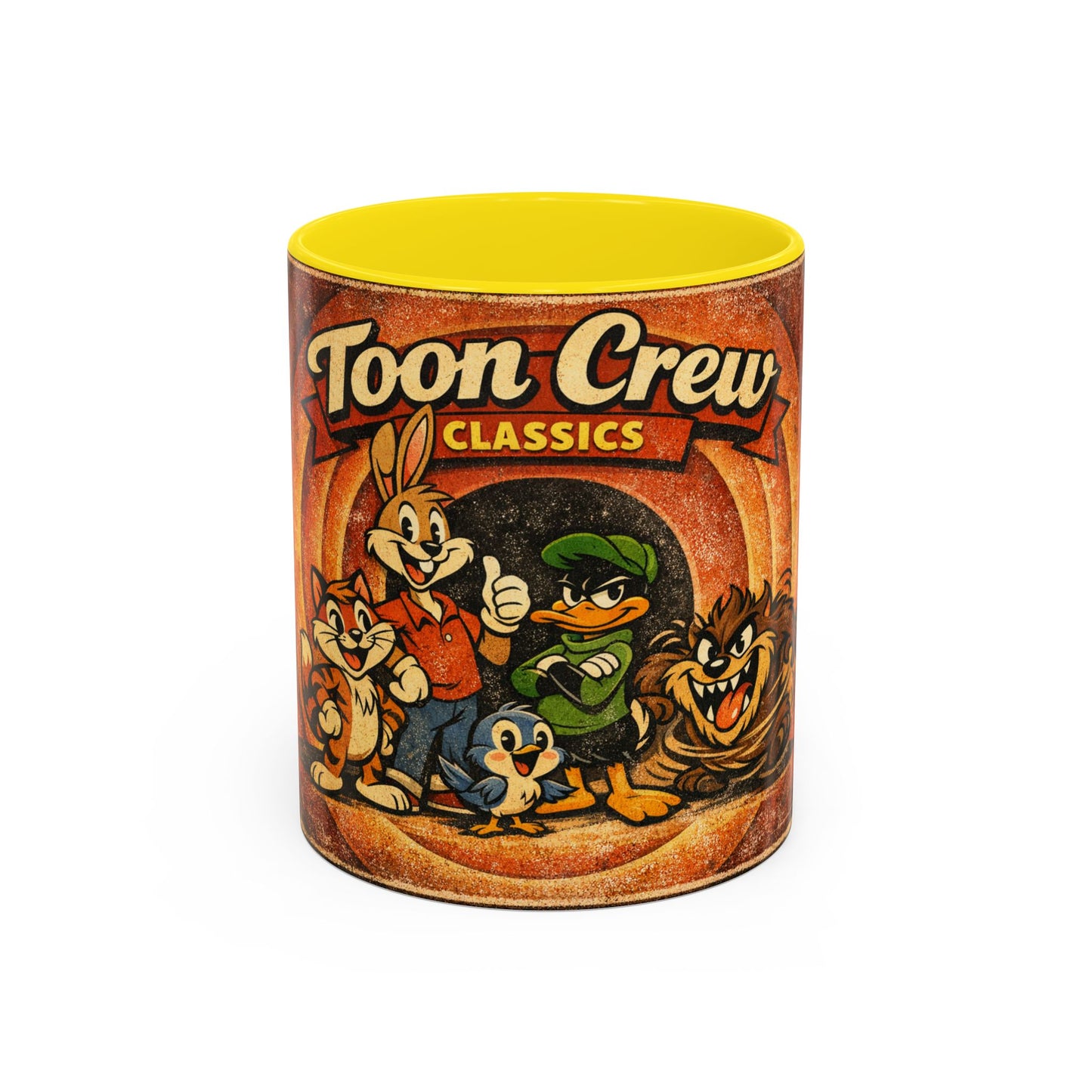 Toon Crew Classics Coffee Mug — Vintage Cartoon Character Accent Mug (11/15oz)