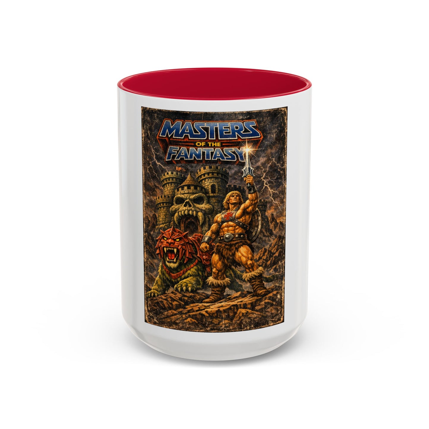 Mug — 'Masters of the Fantasy' Retro Sword & Sorcery Coffee Mug (11oz/15oz)