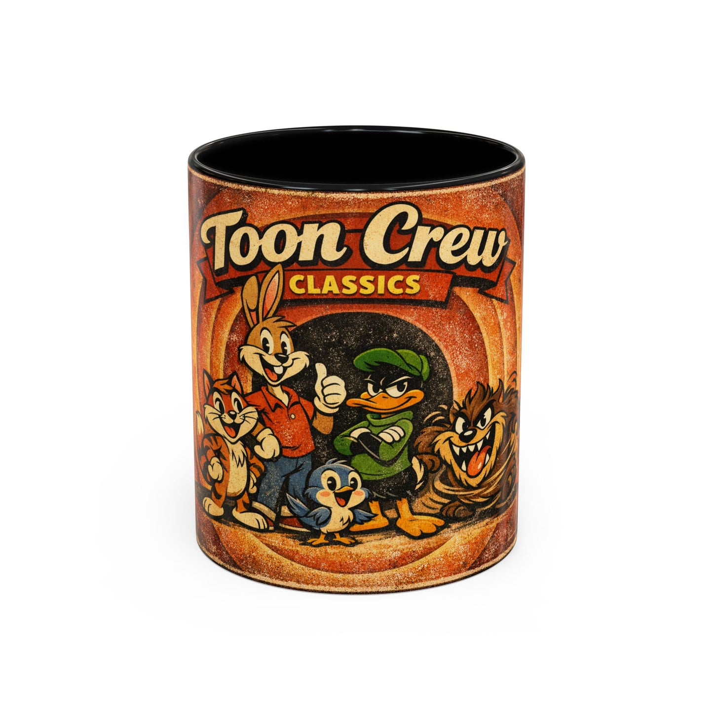 Toon Crew Classics Coffee Mug — Vintage Cartoon Character Accent Mug (11/15oz)