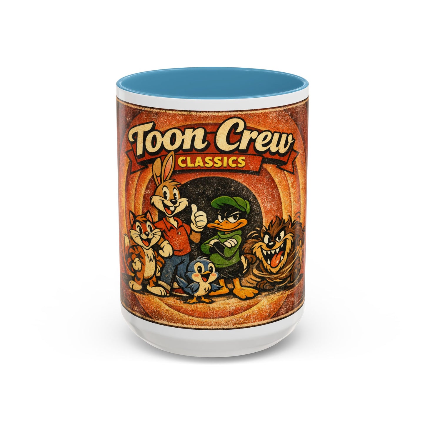 Toon Crew Classics Coffee Mug — Vintage Cartoon Character Accent Mug (11/15oz)