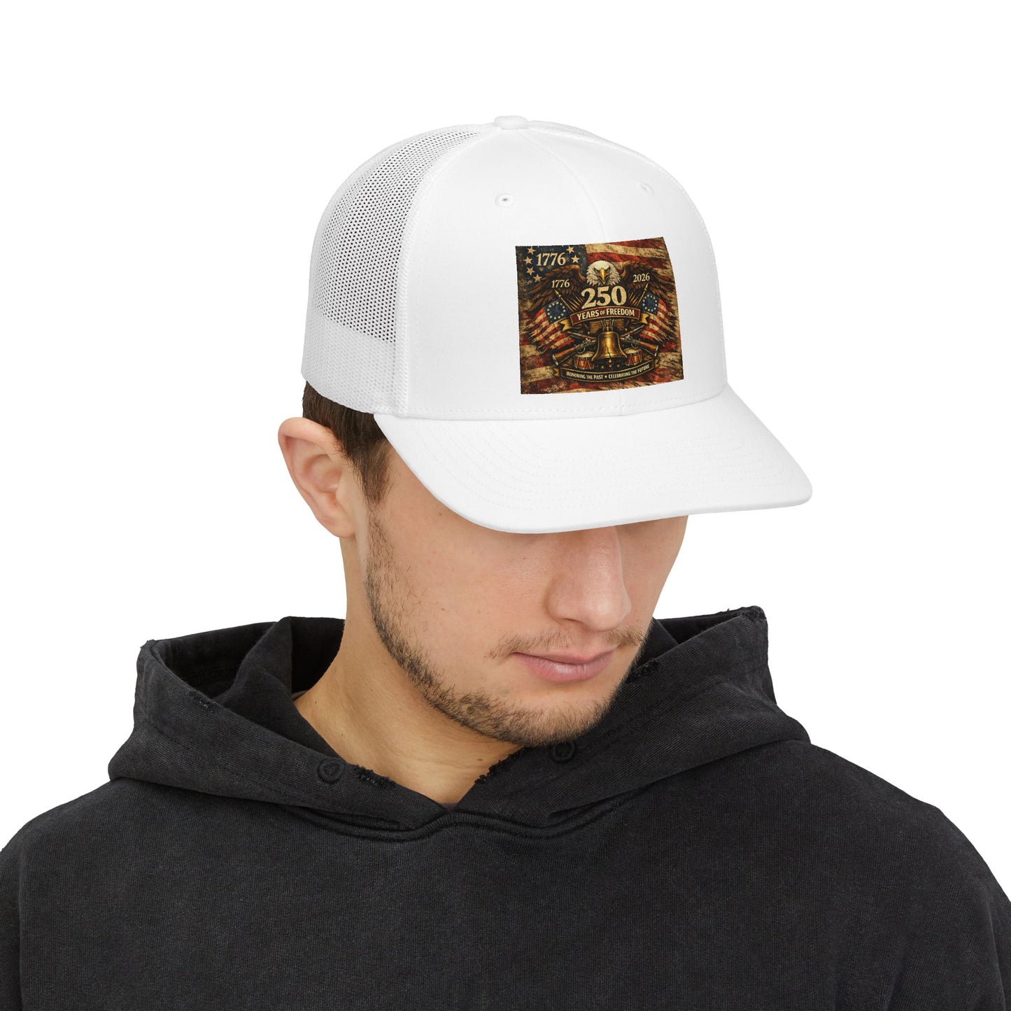Trucker Cap - 250th Anniversary American Revolution 1776–2026 Patriotic Snapback
