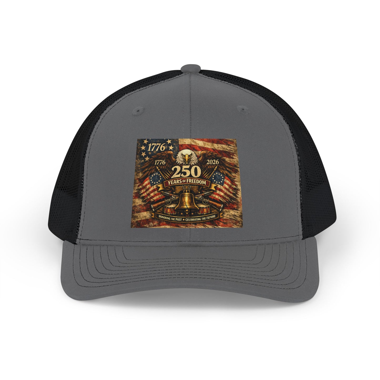 Trucker Cap - 250th Anniversary American Revolution 1776–2026 Patriotic Snapback