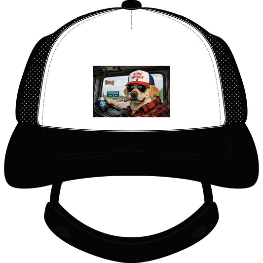 Trucker Hat — 'Country Dog' Graphic Foam Mesh Cap