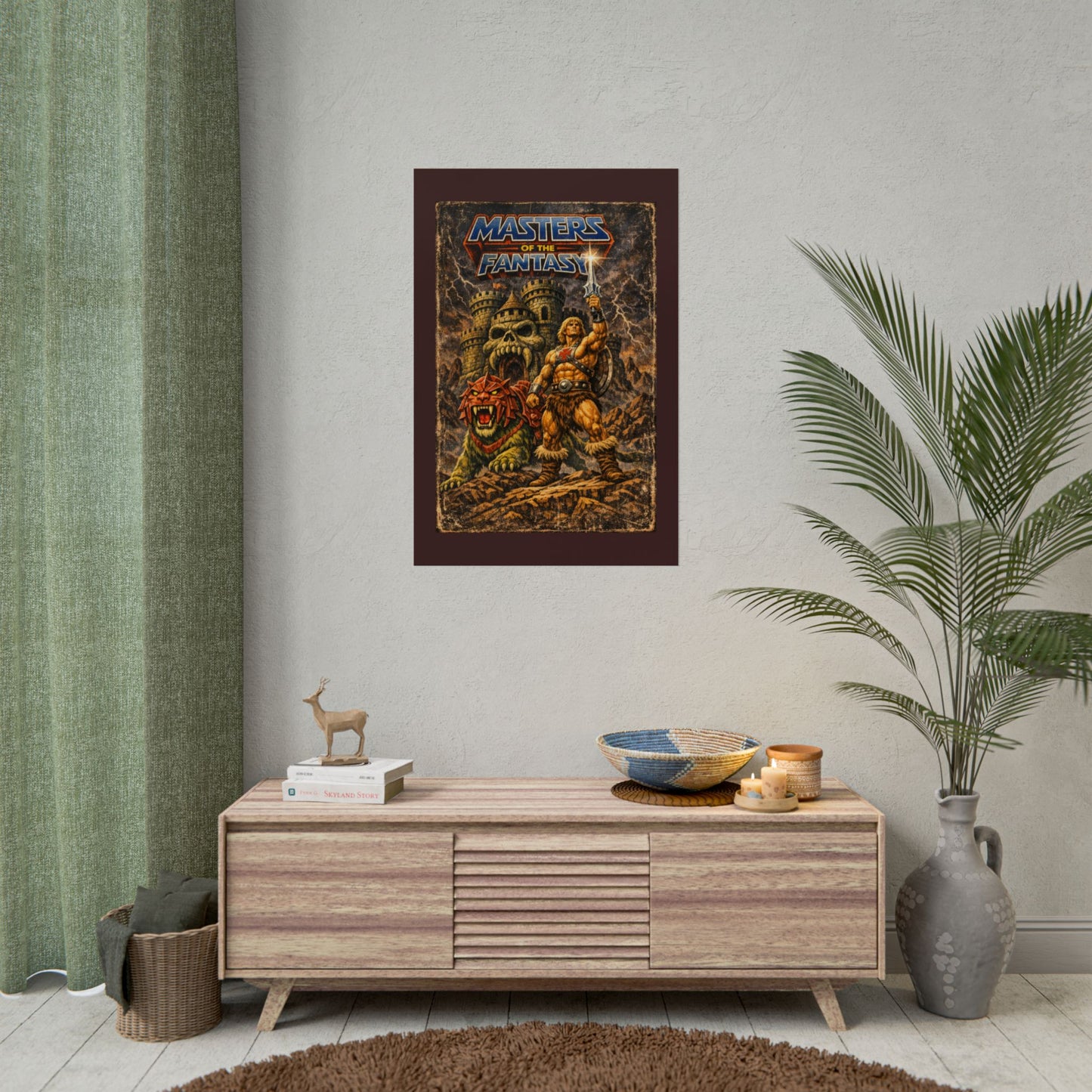 Rolled Poster — ‘Masters of the Fantasy’ Vintage Sword & Sorcery Art Print