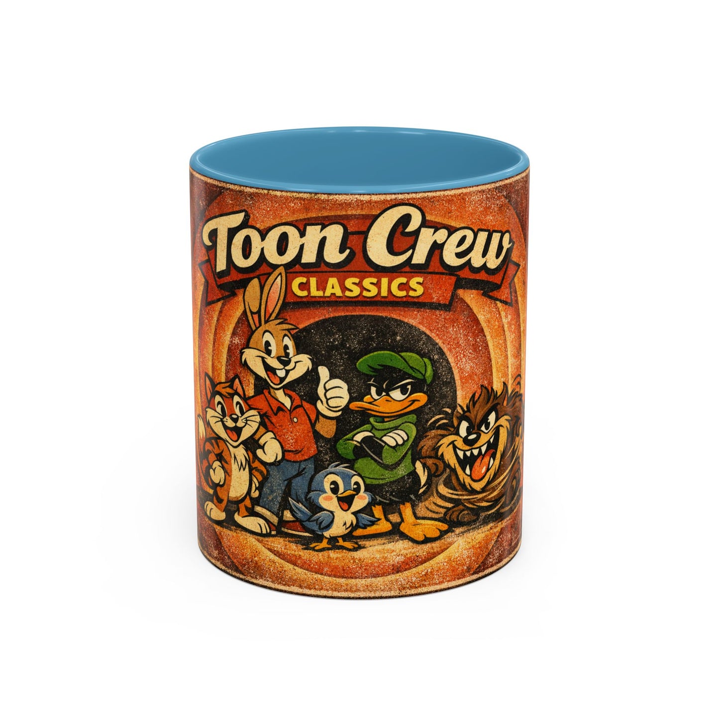 Toon Crew Classics Coffee Mug — Vintage Cartoon Character Accent Mug (11/15oz)