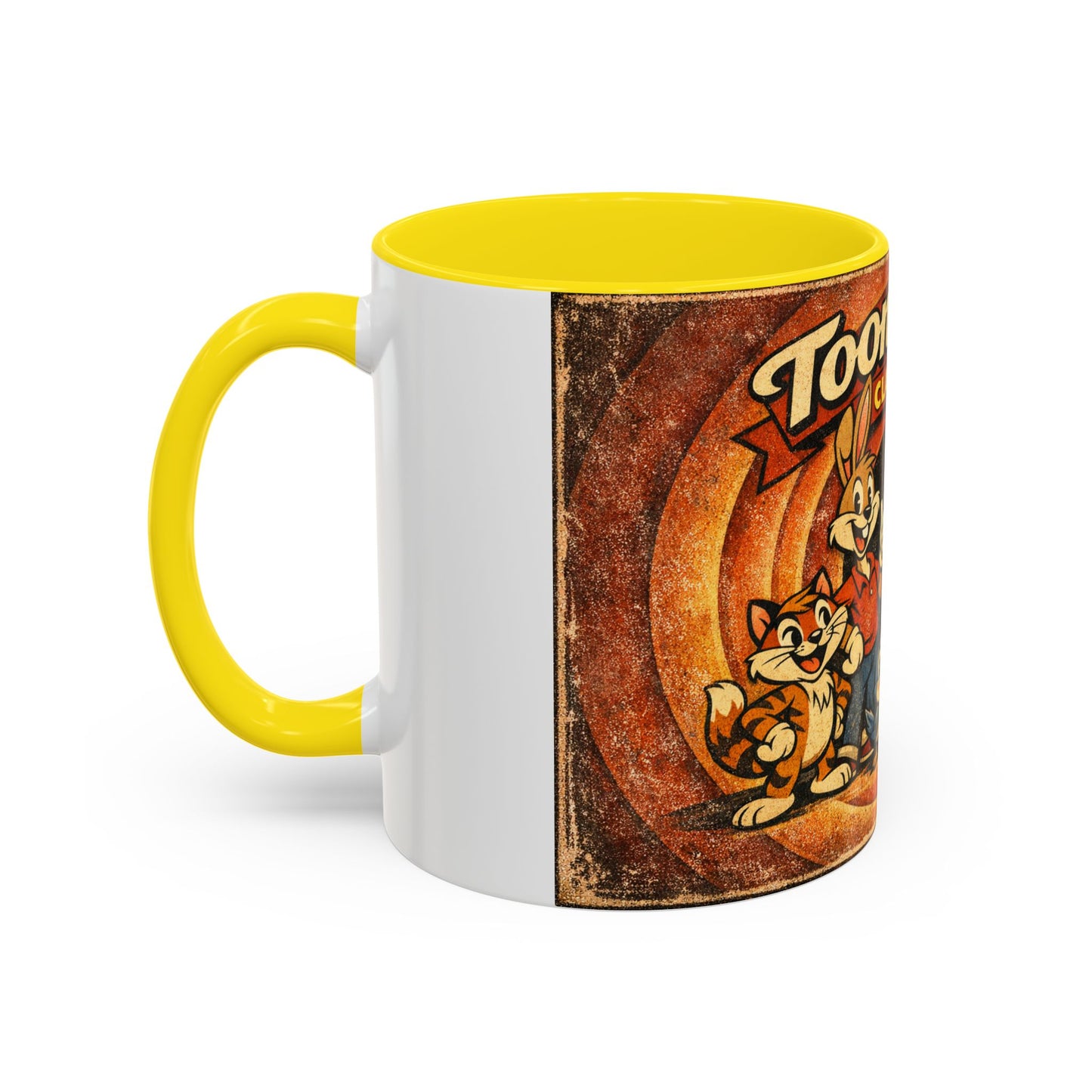 Toon Crew Classics Coffee Mug — Vintage Cartoon Character Accent Mug (11/15oz)