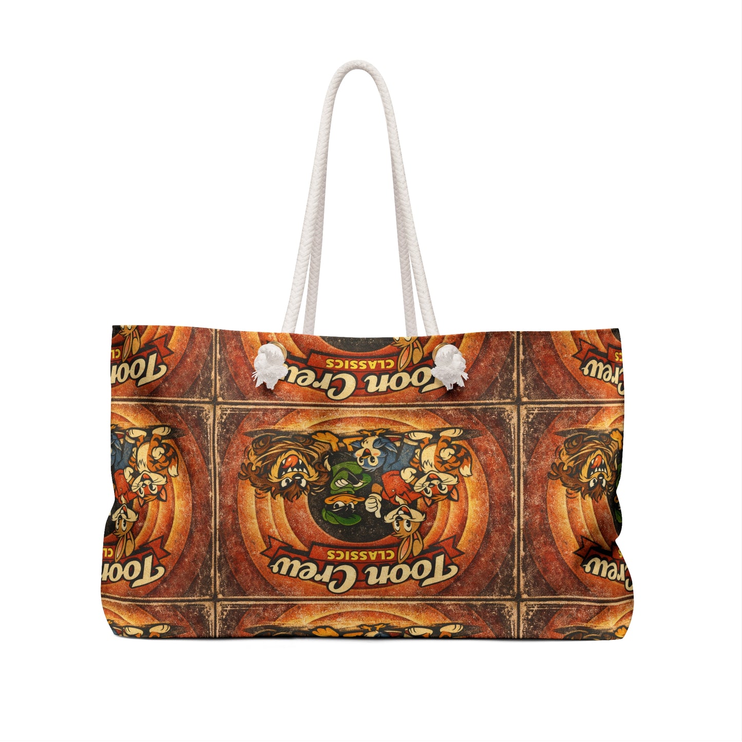 Toon Crew Classics Weekender Bag — Retro Cartoon Travel Tote
