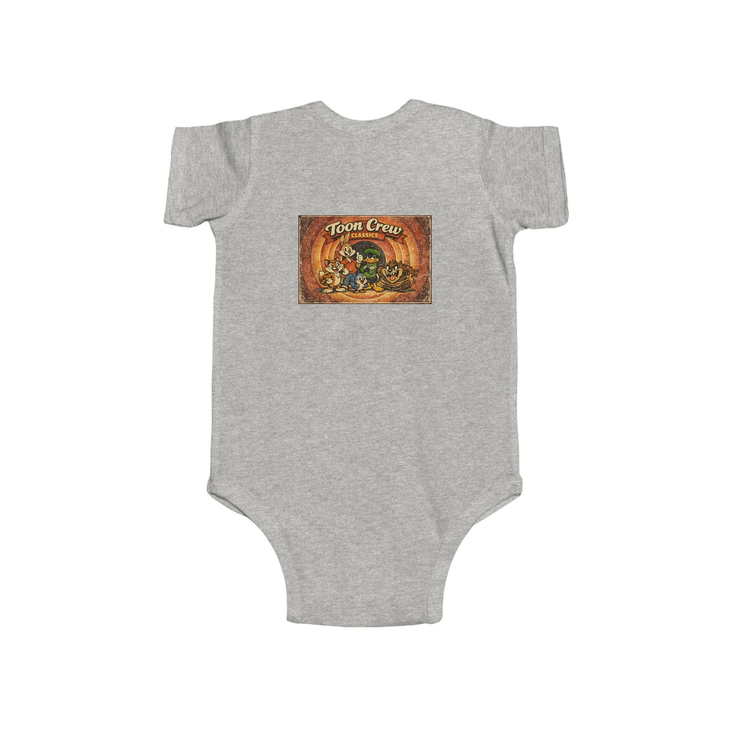 Infant Bodysuit - ‘Town Creek’ Rustic Woodland Baby Onesie (Vintage Animal Design)