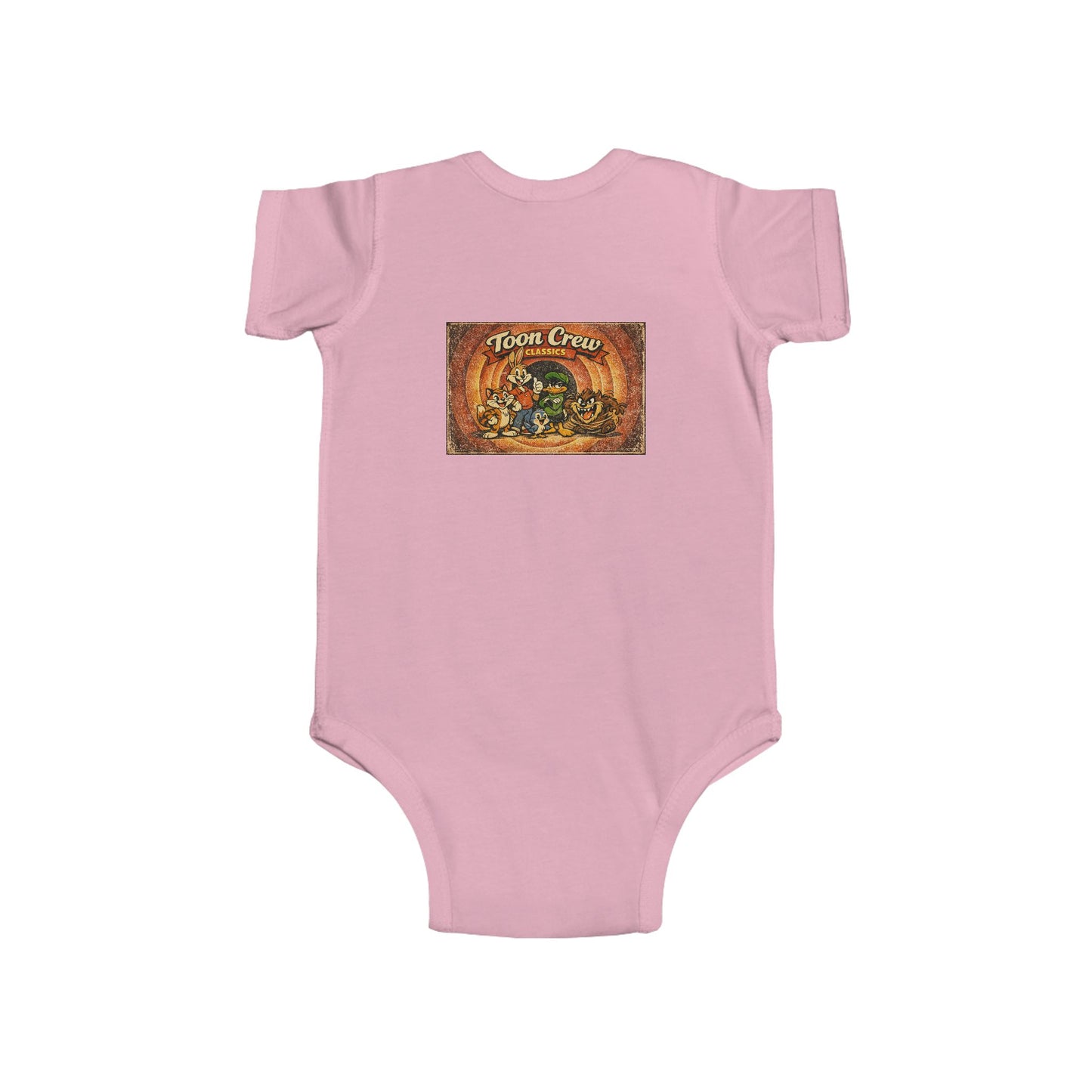 Infant Bodysuit - ‘Town Creek’ Rustic Woodland Baby Onesie (Vintage Animal Design)