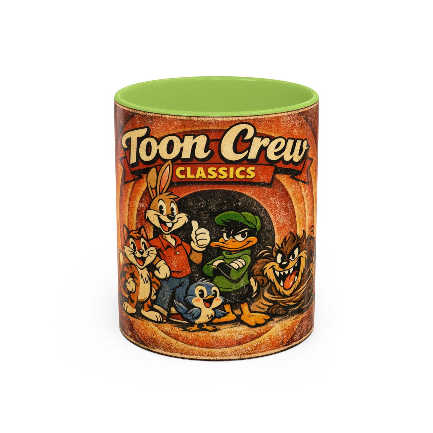 Toon Crew Classics Coffee Mug — Vintage Cartoon Character Accent Mug (11/15oz)