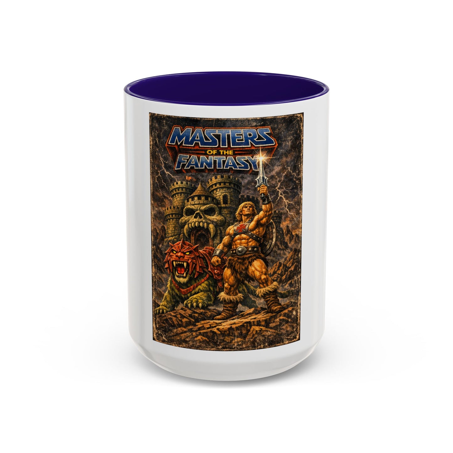 Mug — 'Masters of the Fantasy' Retro Sword & Sorcery Coffee Mug (11oz/15oz)