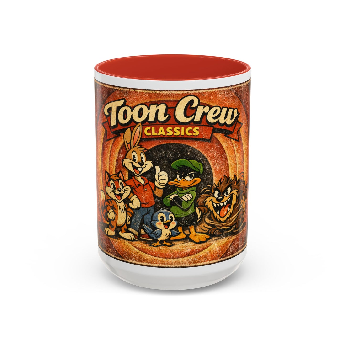 Toon Crew Classics Coffee Mug — Vintage Cartoon Character Accent Mug (11/15oz)