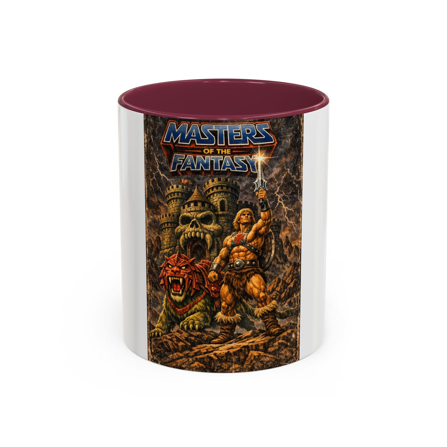 Mug — 'Masters of the Fantasy' Retro Sword & Sorcery Coffee Mug (11oz/15oz)