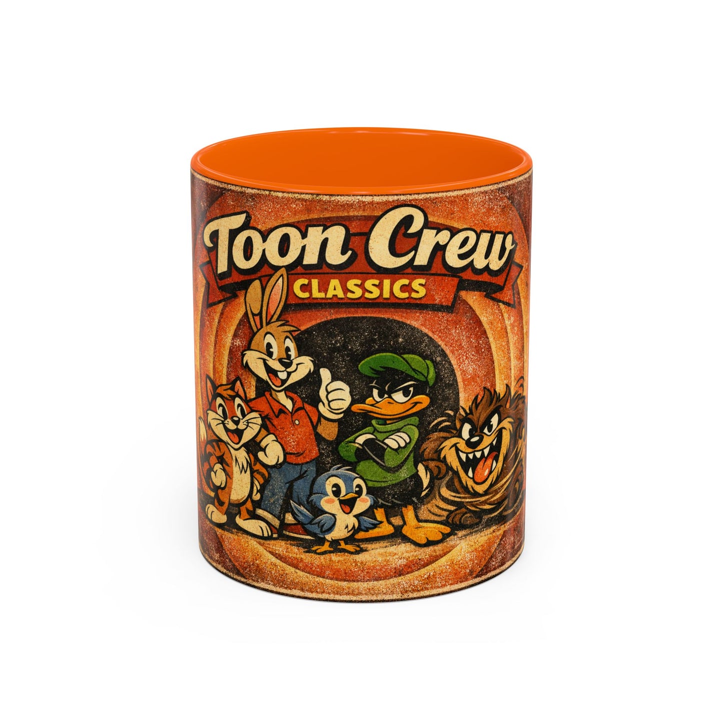Toon Crew Classics Coffee Mug — Vintage Cartoon Character Accent Mug (11/15oz)