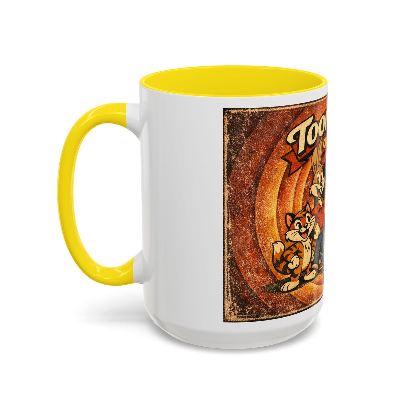 Toon Crew Classics Coffee Mug — Vintage Cartoon Character Accent Mug (11/15oz)