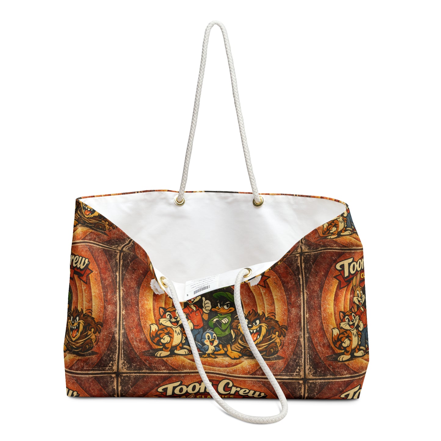 Toon Crew Classics Weekender Bag — Retro Cartoon Travel Tote