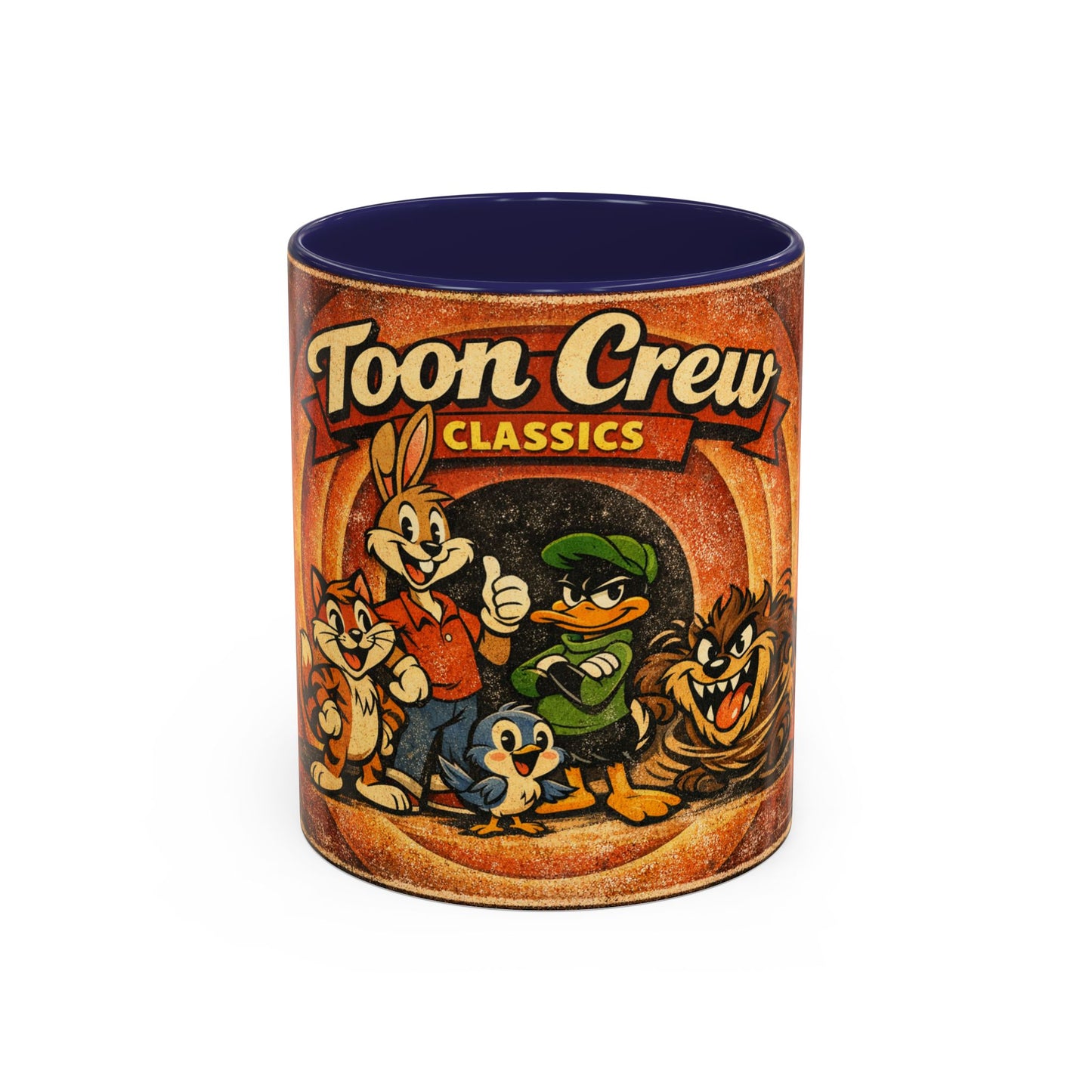 Toon Crew Classics Coffee Mug — Vintage Cartoon Character Accent Mug (11/15oz)