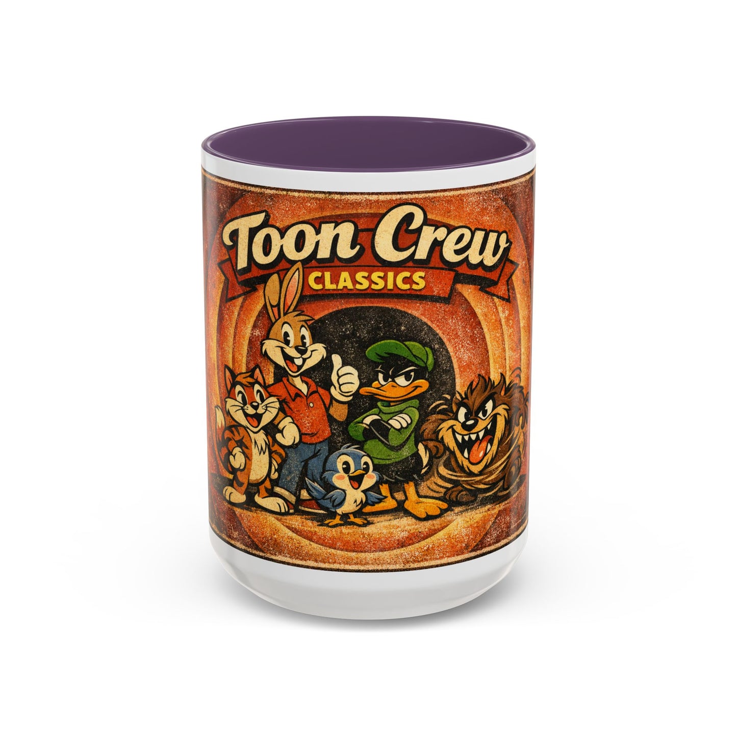 Toon Crew Classics Coffee Mug — Vintage Cartoon Character Accent Mug (11/15oz)