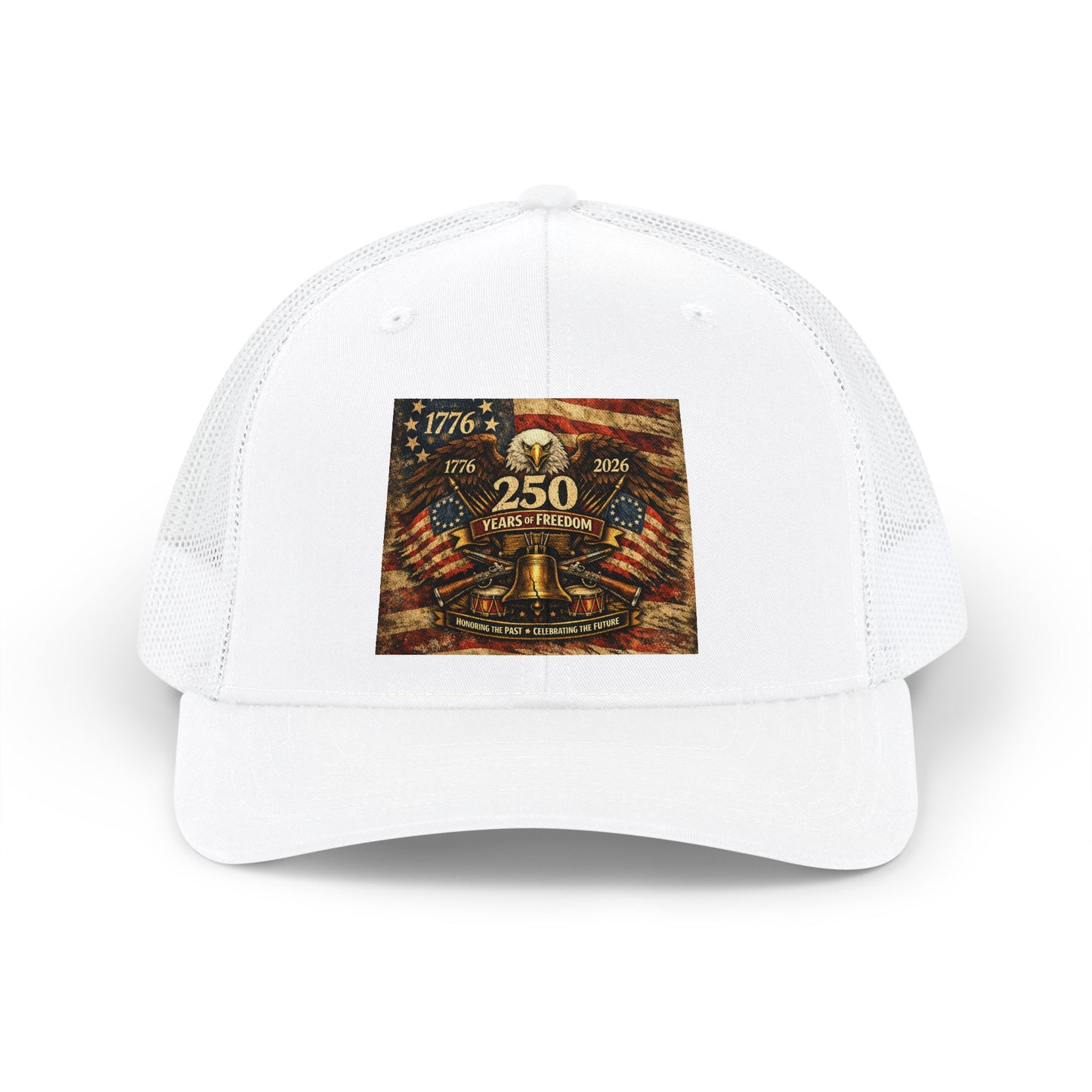 Trucker Cap - 250th Anniversary American Revolution 1776–2026 Patriotic Snapback