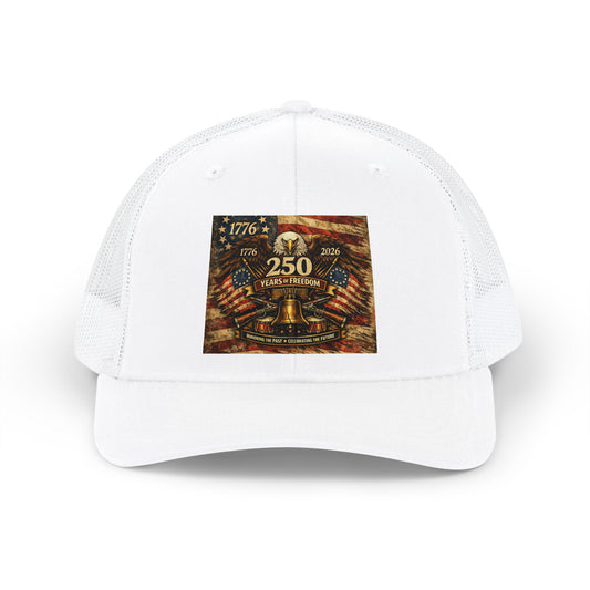 Trucker Cap - 250th Anniversary American Revolution 1776–2026 Patriotic Snapback