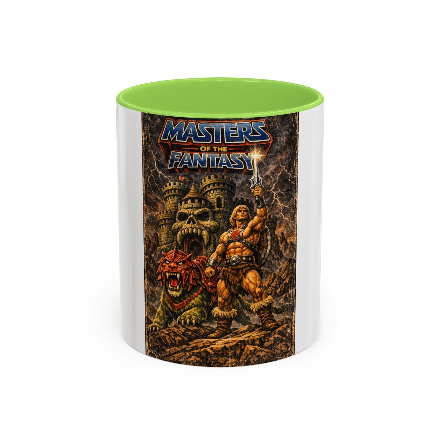Mug — 'Masters of the Fantasy' Retro Sword & Sorcery Coffee Mug (11oz/15oz)