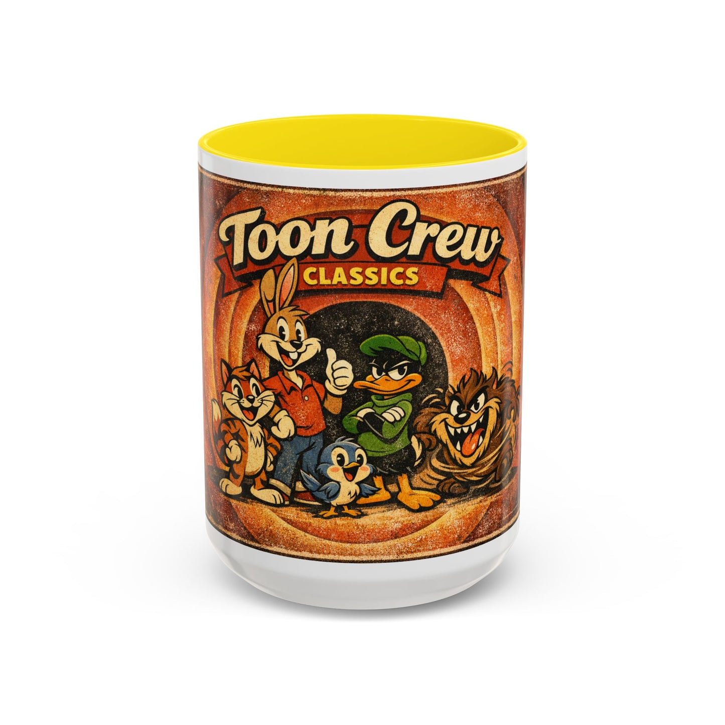 Toon Crew Classics Coffee Mug — Vintage Cartoon Character Accent Mug (11/15oz)