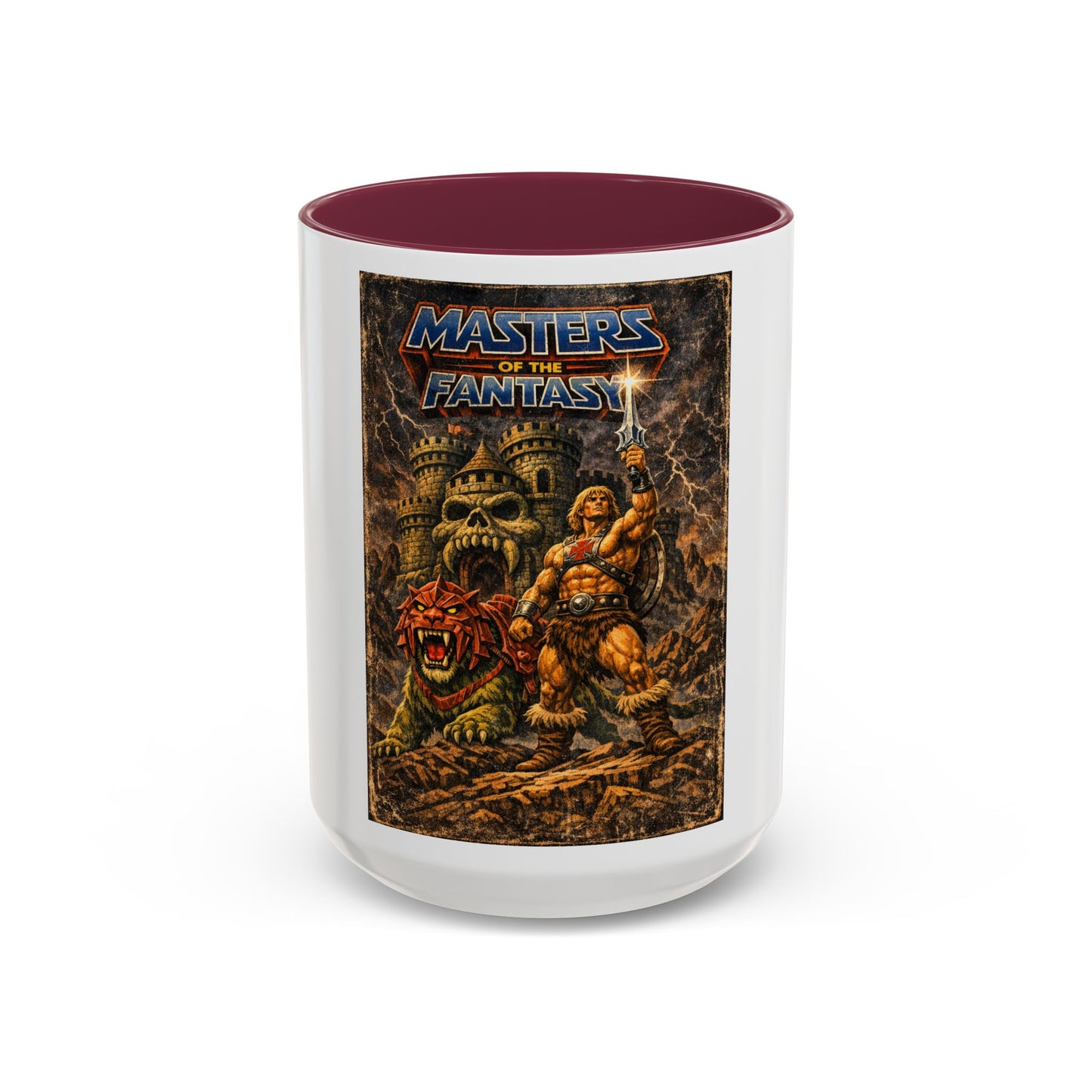 Mug — 'Masters of the Fantasy' Retro Sword & Sorcery Coffee Mug (11oz/15oz)