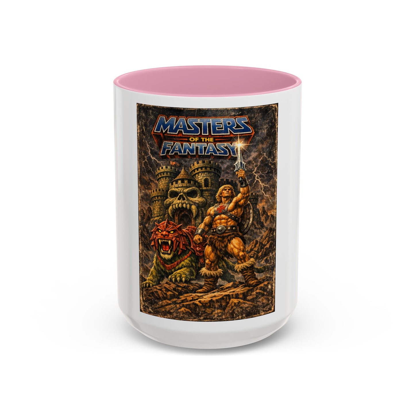 Mug — 'Masters of the Fantasy' Retro Sword & Sorcery Coffee Mug (11oz/15oz)