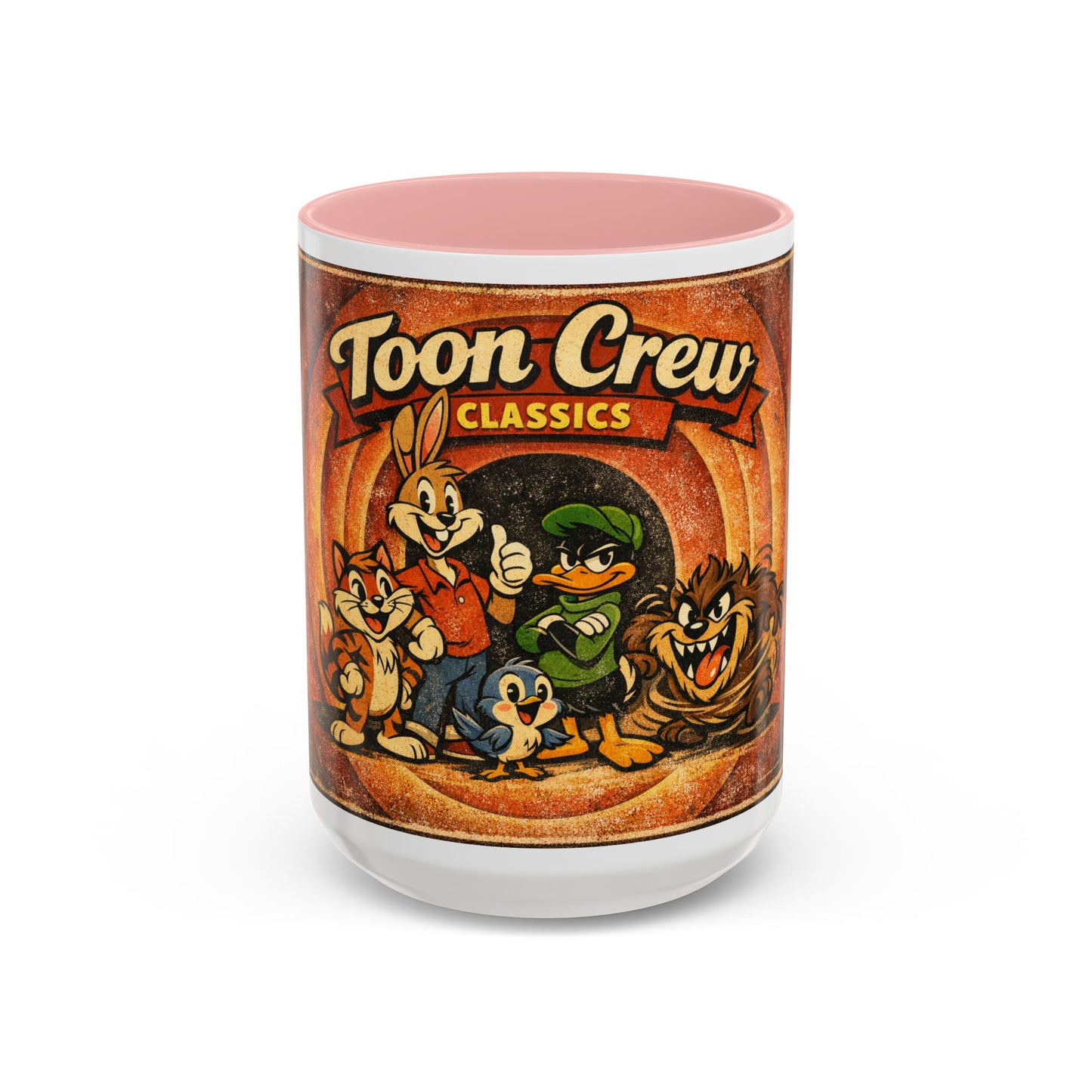 Toon Crew Classics Coffee Mug — Vintage Cartoon Character Accent Mug (11/15oz)