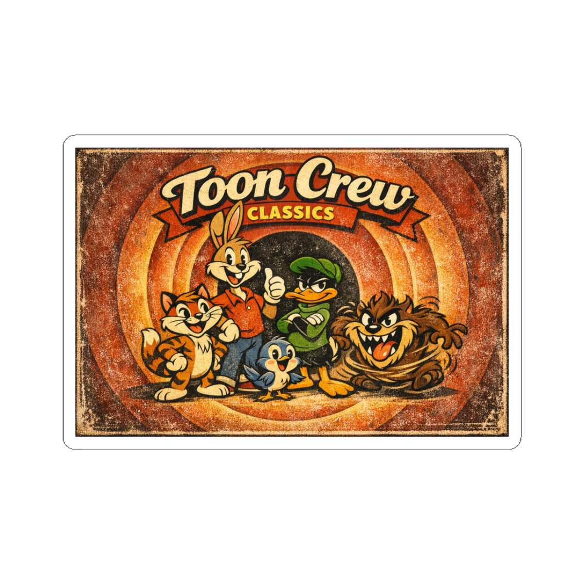 Toon Crew Classics Vintage Sticker