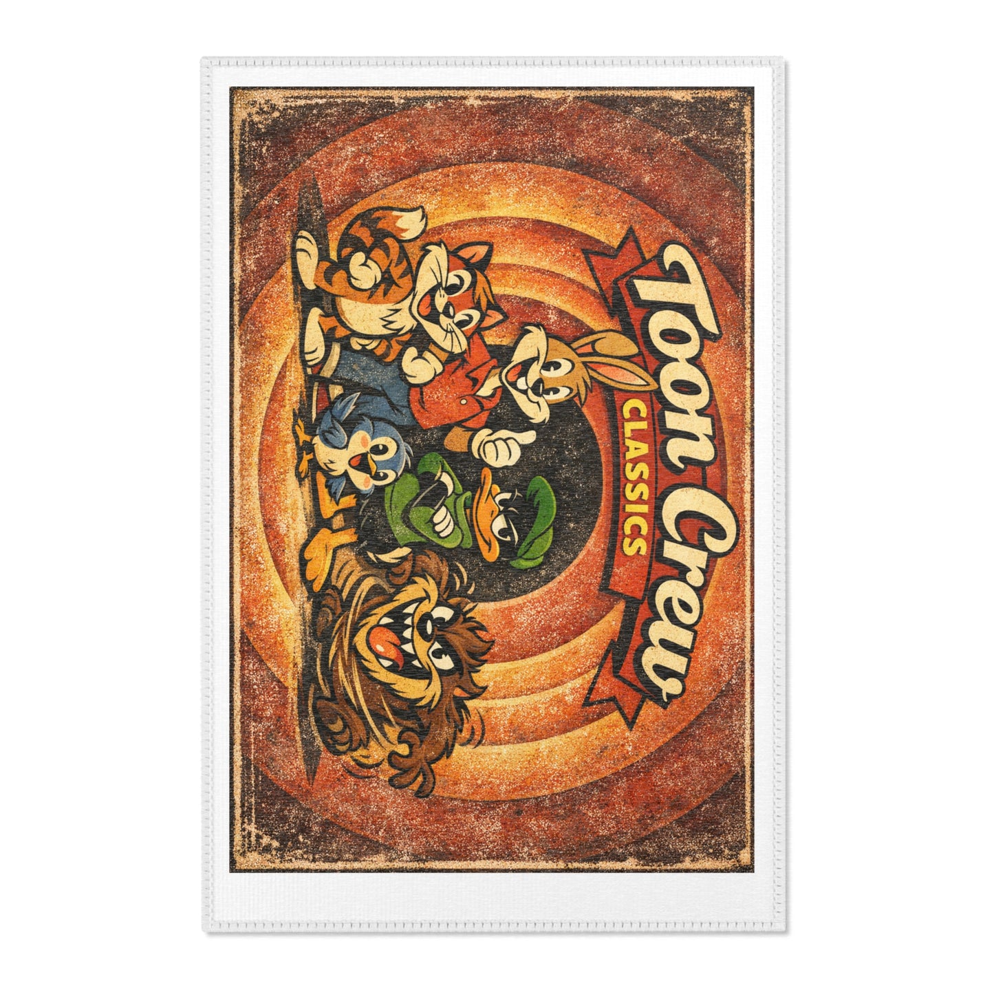 Toon Crew Classics Vintage Cartoon Area Rug