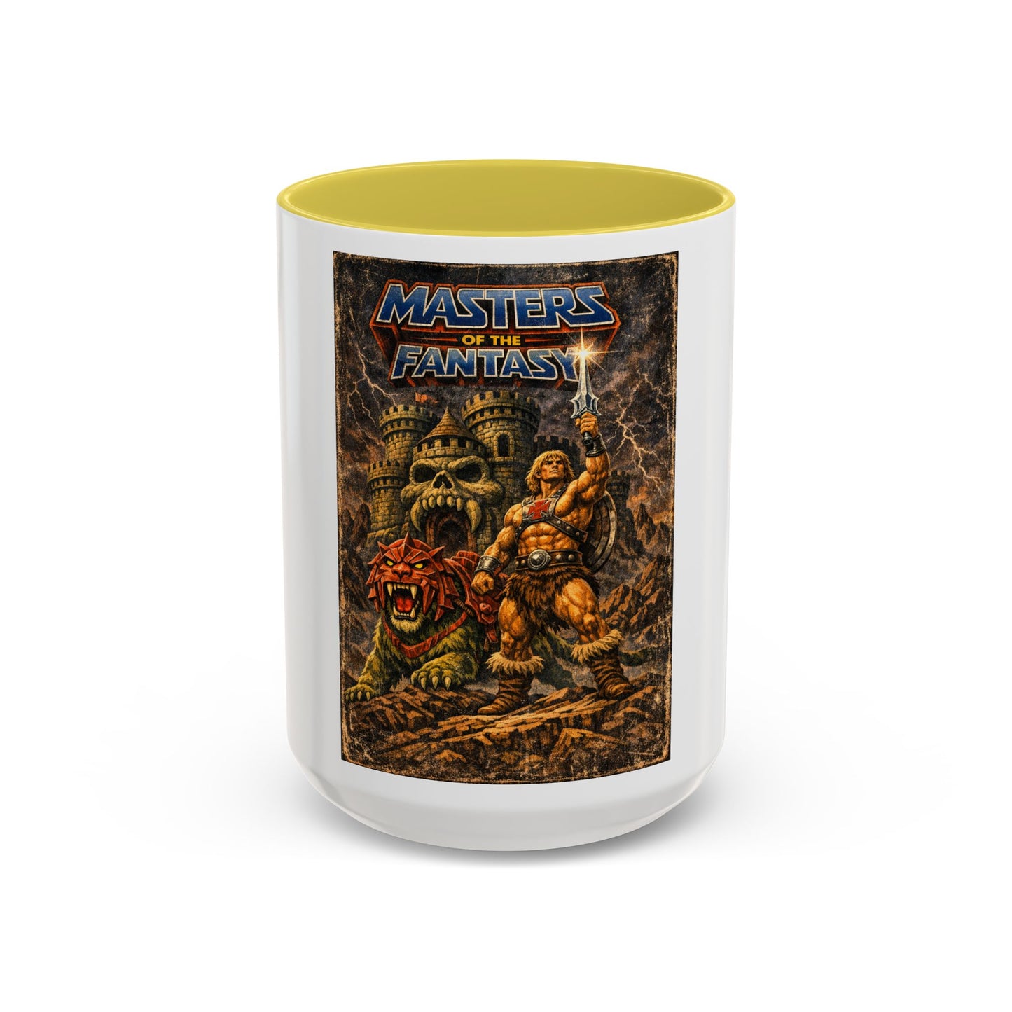 Mug — 'Masters of the Fantasy' Retro Sword & Sorcery Coffee Mug (11oz/15oz)