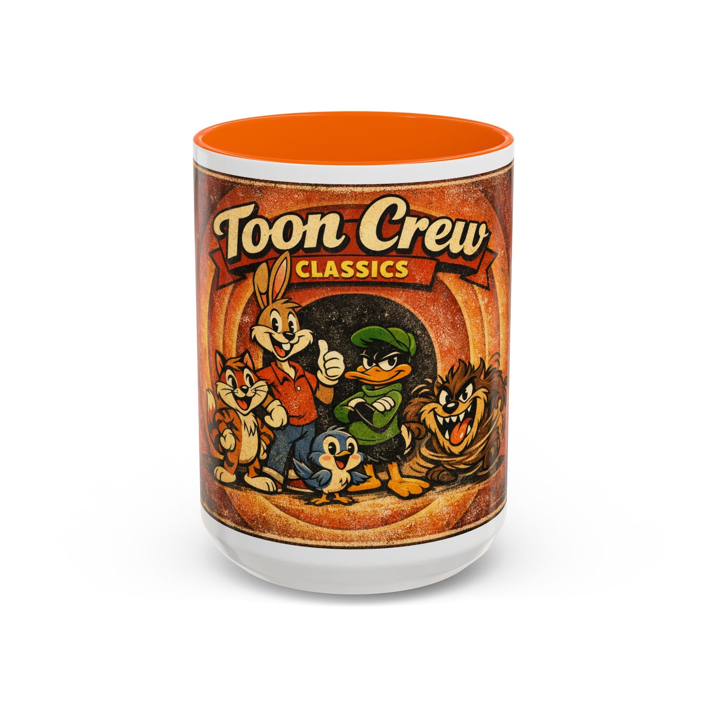 Toon Crew Classics Coffee Mug — Vintage Cartoon Character Accent Mug (11/15oz)